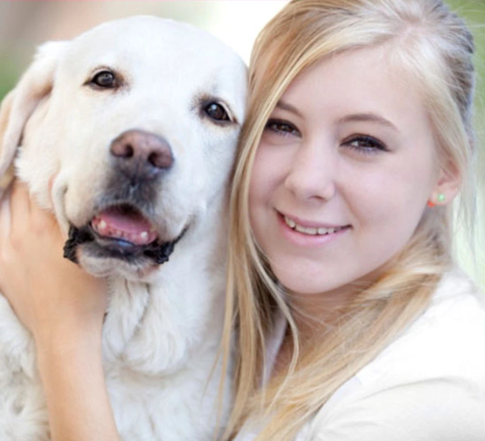 teen-girl-dog