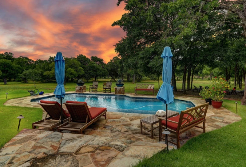 Pool at Sunset